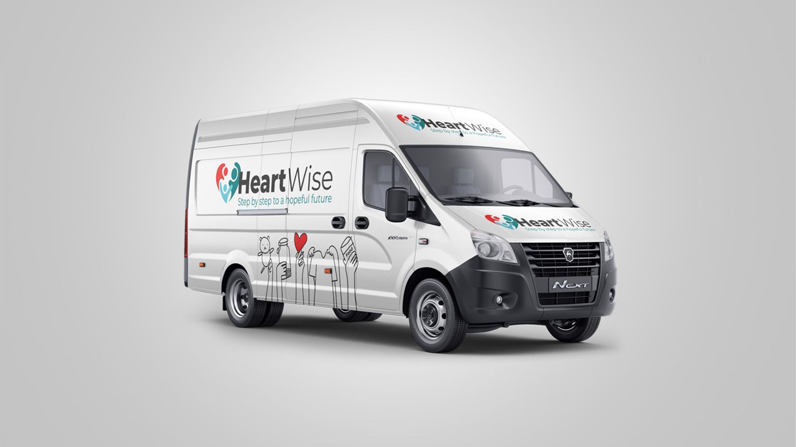 HeartWise branding and visual identity design by Graphex — photo 5