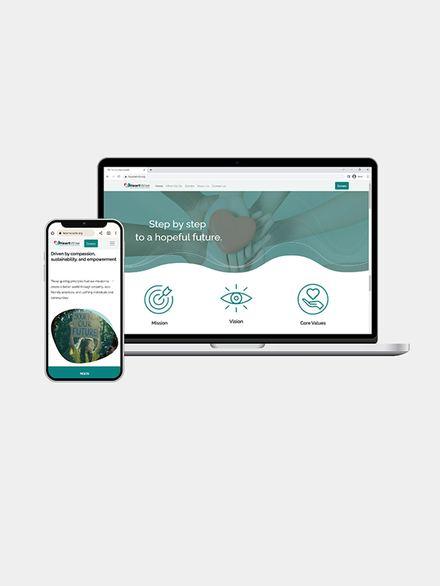 HeartWise branding and identity design project by Graphex